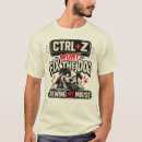 Buscar ctrl z camisetas Programador