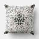 Buscar cordón negro cojines Blanco y negro