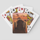 Buscar dramático barajas de cartas Puesta del sol