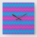 Buscar magenta relojes de pared Morado