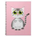 Buscar gato rayado cuadernos Adorable