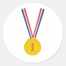 Buscar medalla de oro pegatinas Ganar