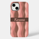 Buscar líneas onduladas iphone fundas Rosa