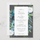 Buscar gris azul invitaciones Floral