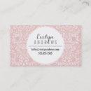 Buscar rosa fresco tarjetas de visita Jefes