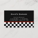 Buscar garaje tarjetas de visita Auto