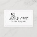Buscar clínica animal tarjetas de visita Lindo