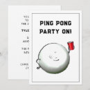 Buscar ping pong invitaciones Invitados