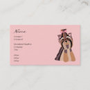Buscar yorkie tarjetas de visita Perrito