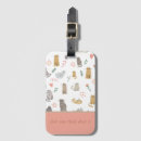 Buscar gatos etiquetas para maletas Ilustracion