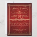 Buscar rojo 16x22 invitaciones Vintage