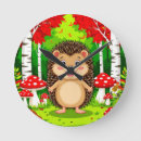 Buscar erizo relojes de pared Bosque