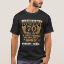 Buscar cumpleaños de 70 años camisetas Presente