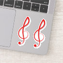 Buscar treble clef pegatinas Cantante