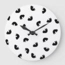 Buscar gato blanco y negro relojes de pared Gatito