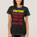Buscar propiedad privada camisetas Humor