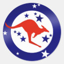 Buscar canguro australiano pegatinas Roo