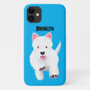 Buscar perro del westie iphone fundas Blanco