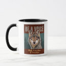 Buscar lobos tazas Lobo aullante
