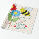 Buscar manosee las abejas papel de regalo General y unisex