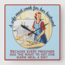 Buscar feministas relojes de pared Retro