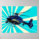 Buscar avión amarillo posters Azul
