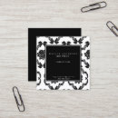 Buscar damasco tarjetas de visita Elegante