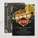 Buscar fiesta temático del casino invitaciones Póquer