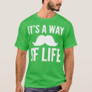 Buscar mustache camisetas Divertido