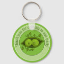 Buscar vaina de guisantes llaveros Adorable