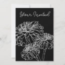 Buscar dibujo blanco invitaciones Floral