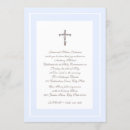 Buscar azul marrón invitaciones para bautizos Religioso