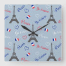 Buscar bandera francia de relojes de pared Viaje