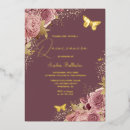 Buscar golden invitaciones Rosa