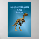 Buscar huesos de dinosaurio posters Paleontología