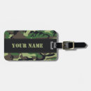 Buscar soldado etiquetas para maletas Camo