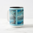 Buscar el monte fuji tazas Azul