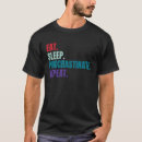 Buscar procrastinar camisetas 7 º durmiente