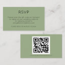 Buscar verde tarjetas rsvp Liso