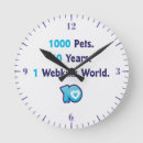 Buscar 10 años relojes de pared Webkinz