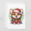 Buscar cute corgi tarjetas Vacaciones