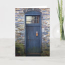 Buscar puerta azul tarjetas General y unisex