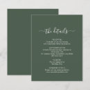 Buscar verde 11x14 invitaciones Parejas