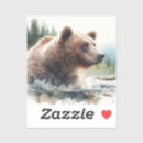 Buscar grizzly bear pegatinas Vida silvestre