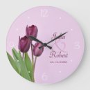 Buscar lila relojes de pared Para ellos