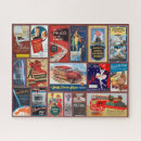 Buscar publicidad del vintage puzzles Ilustracion