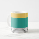 Buscar línea verde tazas Amarillo