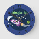 Buscar cohete relojes de pared Nave espacial