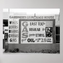 Buscar gasolineras posters Vintage