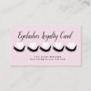 Buscar eyelash tarjetas de visita Pestañas